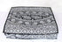 24 Black White Elephant Flower Mandala Mandala Barmeri Large Floor Pillow Cover Cushion Meditation Seating Ottoman