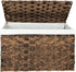 Storage Basket with Lid, 17.2 Gallon Wicker Storage Trunk with Handles, Handwoven Basket for Living Room