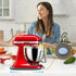 Bamboo Mixer Slider Mat for Tilt Head Kitchen Aid 4.5-5 Qt Stand Mixer, Appliance Sliding Mat for Countertop