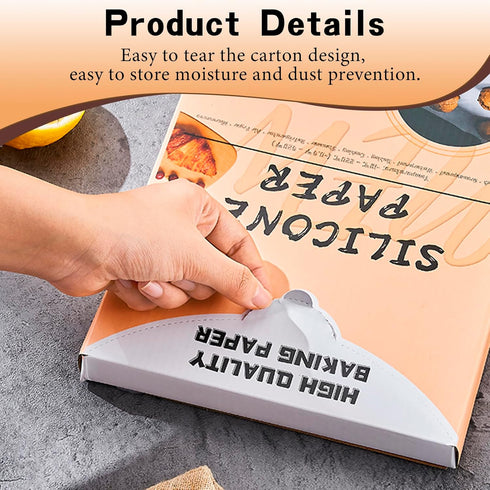 Parchment Paper Sheets 300Pcs, 12x16In Non-Stick Baking Paper, Baking Supplies for Air Fryer, Oven Liner, Grilling