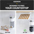 24 COFFEEKEEPERS KEEPERS Under Cabinet K Cup Holder with Swing-Down Access Space-Saving Coffee Pod Holder and K Cup