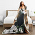 QETXVI 50"x 60" Custom Blanket with Photos Text Customized Blanket Personalized Flannel Throw Blankets for Adult Kid