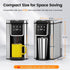6 14oz 50oz 6.5 Inch Horavie Single Serve Coffee Maker for K-Cup Pod and Grounds, Hot and Iced Coffee Maker, Strong
