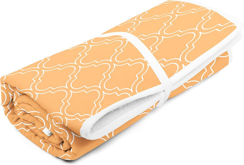 Encasa Homes Ironing Mat/Pad, Large 48"x28" with 3mm Padding & Silicone Iron Rest for Steam Pressing