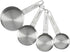 GoodCook Gourmet Measuring Cup Set, Stainless Steel 4-pc., 1/4, 1/3, 1/2, 1 Cup with etched measurements