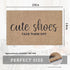 Welcome Mat for Front Door, Cute Shoes Take Them Off Indoor Doormat with Rubber Backing, Non-Slip and Easy to Clean
