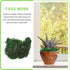 Garneck Artificial Moss Lichen - Simulation Fake Moss for DIY Green Decorative Potted Plants, 20g