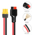 YACSEJAO 12AWG XT60 to Solar Panel Connector 1M XT60 Female to 45A Connector Extension Cable for Outdoor Power Bank