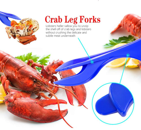 Stainless Steel Crab Crackers and Tools Set, Lobster Crackers and Picks for Shellfish