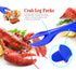 Stainless Steel Crab Crackers and Tools Set, Lobster Crackers and Picks for Shellfish
