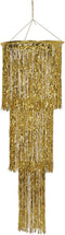 Beistle 4-ft 3-Tier Shimmer Chandelier, Gold (57510-GD)