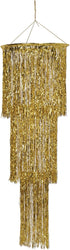 Beistle 4-ft 3-Tier Shimmer Chandelier, Gold (57510-GD)