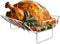 BONPAZ Rib and Roast Rack for Big Green Egg, Turkey Roasting Rack for