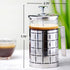 OVENTE French Press Coffee Maker 27 Ounce, Stainless Steel Design, Heat Resistant Borosilicate Glass
