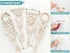 4 Pack Melphoe Air Plants Holders Stand Air Fern Macrame Plant Hanger Indoor Hanging Planter Basket for Tillandsias