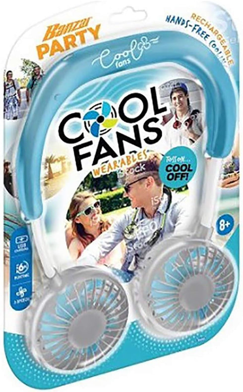 BANZAI Wearable Cool Fans - Colors May Vary