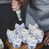 Whaline 200Pcs Blue Floral Cupcake Liners, Chinoiserie Muffin Baking Wrappers for Bridal, Baby Shower, Wedding,