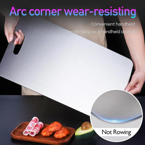 Titanium Cutting Board, Cutting Boards For Kitchen, Double-Sided Food-Grade Titanium Cutting Board For Cutting Fruits