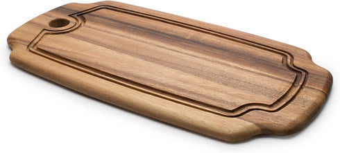 Ironwood Gourmet Rectangular Pinehurst Serving Board: Acacia Wood