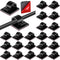 Namalu 60 Pieces Mini Cable Clips Hooks Christmas Light Clips Self Adhesive