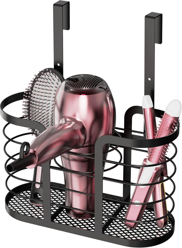 YIGII Hair Tool Organizer, Dryer Holder for Bathroom Care & Styling Tools Storage Basket