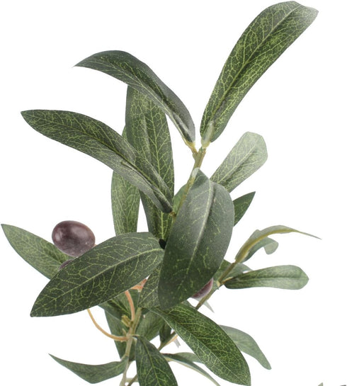 Artificial Olive Branch Stems 5pcs, 28 Inch