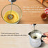 VOMELON 2 Milk Frother Handheld, Battery Operated Travel Coffee Frother Milk Foamer Drink Mixer with Stainless Steel