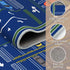 39x59in) Kids Rug,Children's Room Rug, Fun Car Park Kids Play Mat, Rail City Living Carpet, Washable Non-Slip