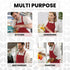 Avalon Kitchen 100% Premium Chef Apron - Waterdrop Resistant Polyester Adjustable Kitchen Aprons for Men Bulk Aprons