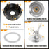 Blender Blade for Oster Osterizer, Sealing Ring Gasket, 4902 Jar Bottom Coupling Stud Pin Kit, Glass Jar Replacement