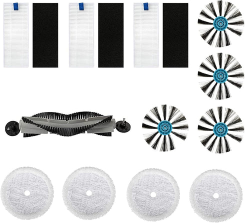 SpinWave 3115 Accessories Kit for Bissell 3115 EV675 SpinWave Hard Floor Expert Wet and Dry Robot Vacuum, 15 Pack