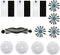 SpinWave 3115 Accessories Kit for Bissell 3115 EV675 SpinWave Hard Floor Expert Wet and Dry Robot Vacuum, 15 Pack