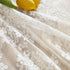 YJ YANJUN Lace Kitchen Curtains 24 inch Length Sets, Vintage Sheer RV Curtains for Camper Windows (Ivory)