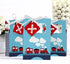 Set 12 Big Dot of Happiness Railroad Party Crossing - Steam Train Birthday or Baby Shower Favor Boxes
