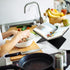 Book Stand: Recipe Holder for Display, Open Book Display Stand for Cookbooks, Magazines, Textbooks (Black)