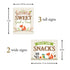 Lillian Rose 5 Piece Woodland Baby Shower Decor Signs