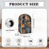 Brown Flower Blender Cover - Dust Proof Washable Small Appliance Cover, Durable Foldable Kitchen Decorations for