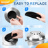 KEEPOW 10 Pack 6.75" Compost Bin Filter Replacement, Charcoal Filters for Kitchen Compost Bin