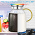 60oz Aofmee Glass Pitcher, Water Pitcher with Lid, Iced Juice Jugs for Fridge, Glass Carafe for Cold or Hot Beverages
