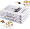 ULIFEECO Fake Books for Decoration - Set of 3 Decorative Books for Home