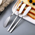 Set 4-Piece 6.5-inch VANRA Cheese Spreader Knife Stainless Steel Butter Knife Small Sandwich Condiment Jam Bread Cream