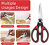 Heavy Duty Kitchen Scissors 2-Pack - Raptor Meat Shears, Dishwasher Safe, Stainless Steel Multi-Function Cooking