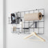 Jayce Metal Iron Holder - iDesign Storage Basket for Modular Grid Wall System, 8.25" x 5.75" x 5" - Matte Black