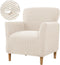 CRFATOP Stretch Mid Century Modern Armchair Slipcover 1-Piece Solid Accent Chair Covers