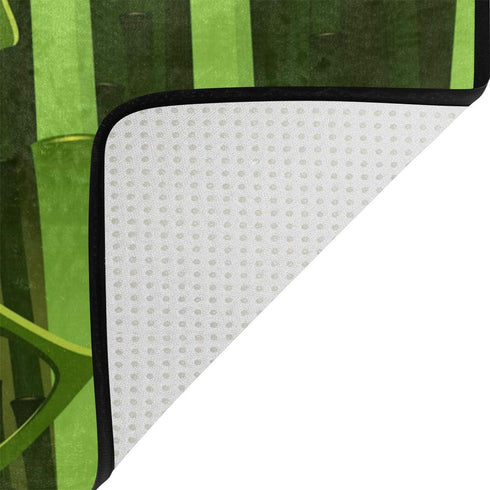 Frog Doormat Bath Mat, Non-Slip Curious Frog Floor Dirt Trapper Rug, Super Absorbent Indoor Outdoor 24x16 inch