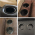 Cup Holder Insert for RV, Boat, Car, Couch, Golf Cart - 2pcs Plastic Universal Drop for Recliner, Pontoon Table (3.34"