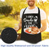 Funny Plus Size Aprons for Men - 39’’ x 39'' Adjustable Personalized Custom Cooking Gifts for Dad