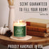 Fall Candles - 'Fall Leaves' Scented Candle with Autumn Leaves, Clove & Musk, Essential Oils, 9oz Jar, 50Hr Burn, Made