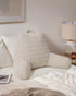 Blissful Diary Reading Pillow, Backrest Pillow with Shredded Memory Foam for Adult & Children, Designed for Bed