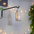 Accent Plus Indoor Lantern, Decorative Outdoor Christmas Candle Lantern, 3.75 x 3.25 x 8 Inches